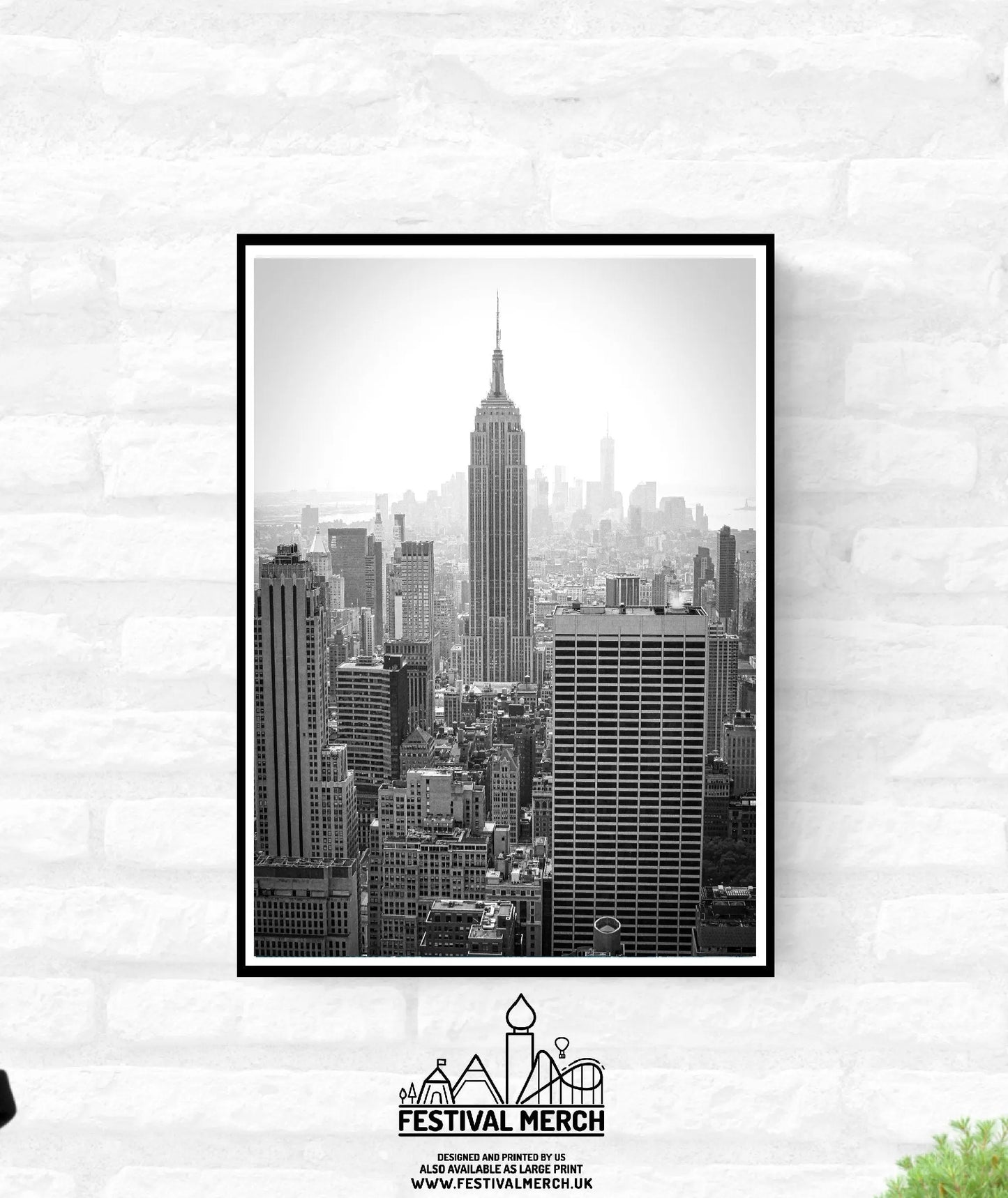 New York City Print - wall hanging home decor gift - A4 A3 A2 - Festival Merch