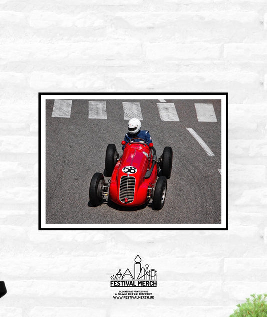 Monaco Race Circuit Print - Monaco Poster - Grand Prix Historique - Living room office home decor - A4 A3 A2 - Festival Merch
