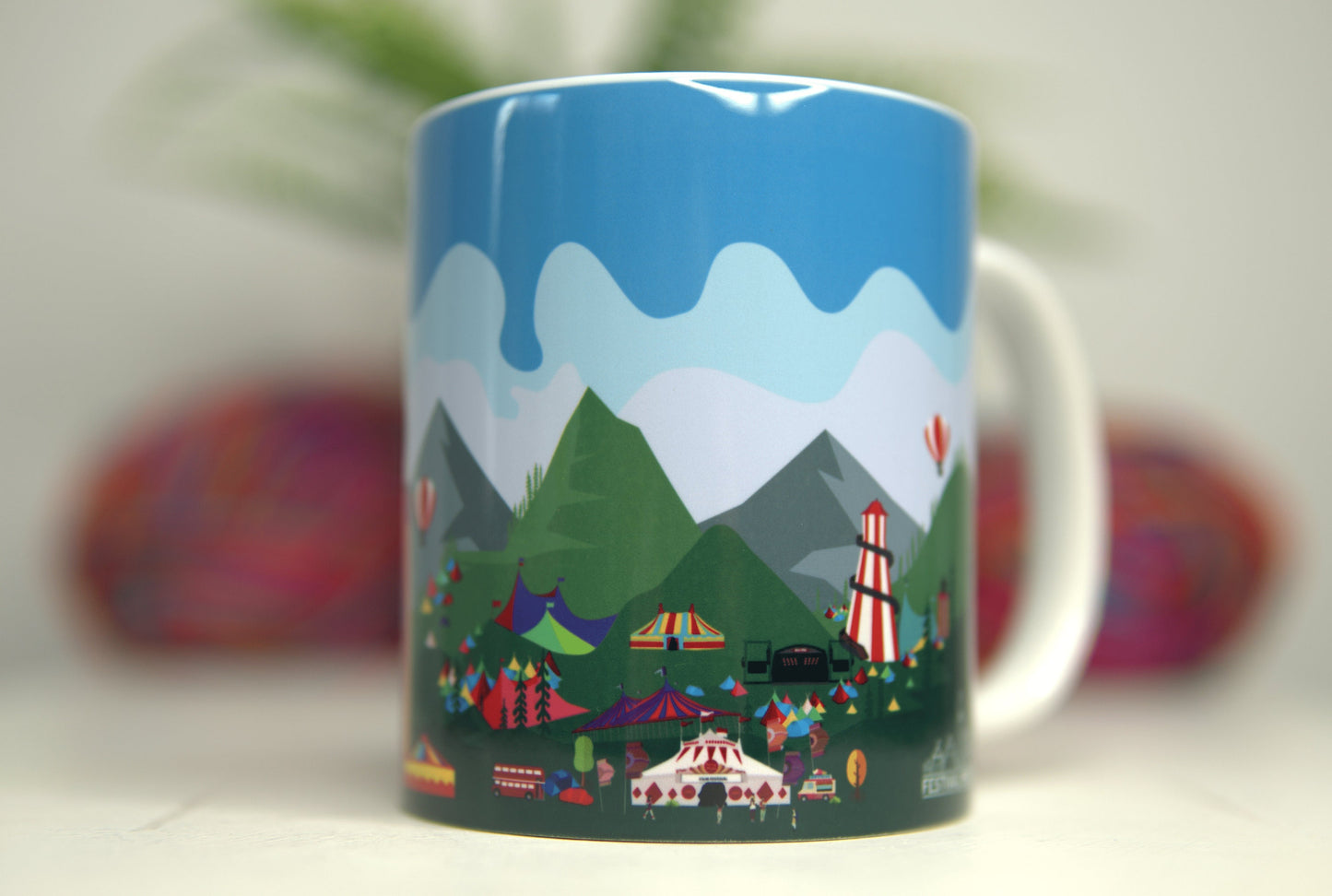 11oz Music Festival Mug - Day Time Theme Cup - Parklife download reading and leeds fest Creamfields sound city cup - Festival Merch