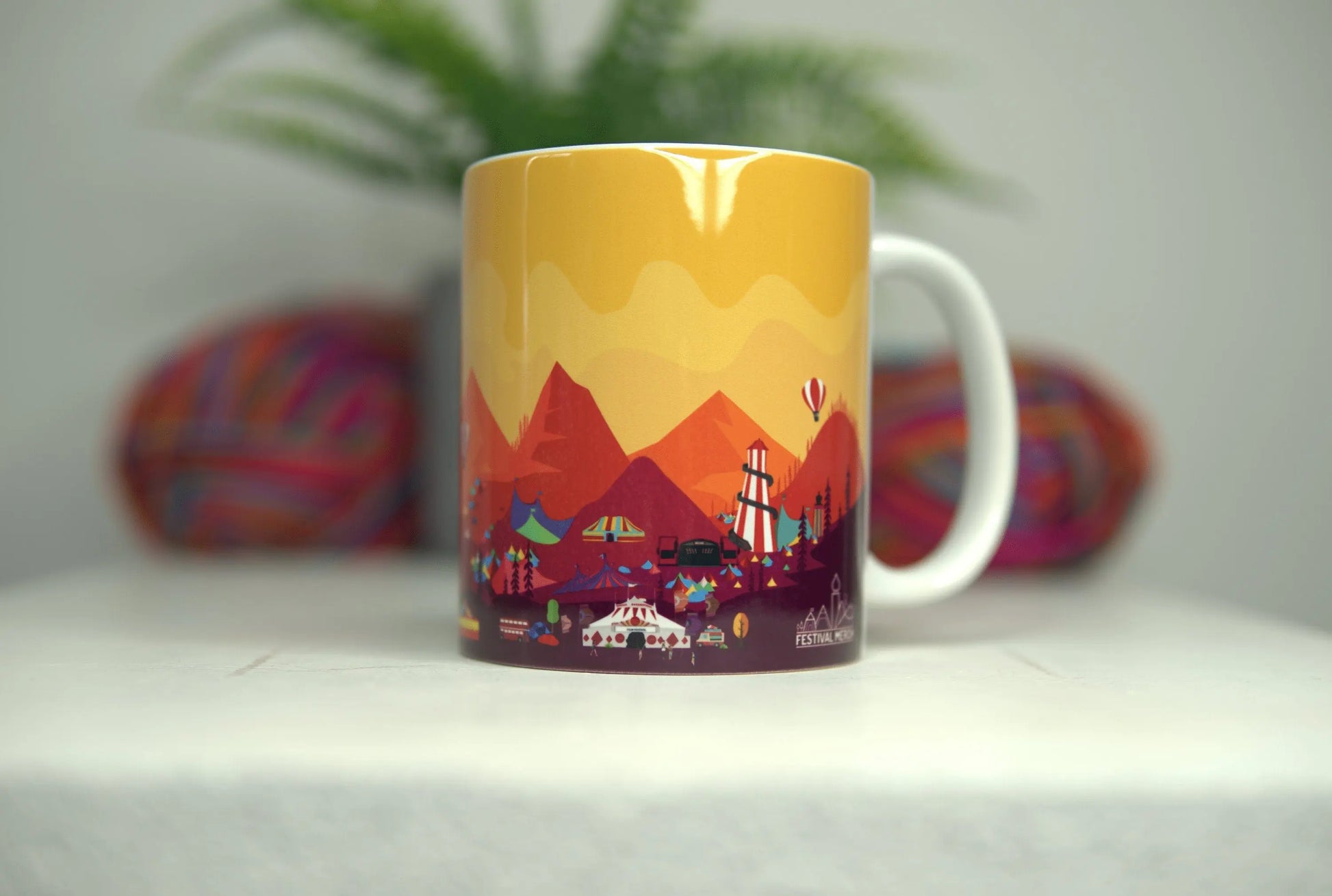 11oz Music Festival Mug - Day Time Theme Cup - Parklife download reading and leeds fest Creamfields sound city cup - Festival Merch