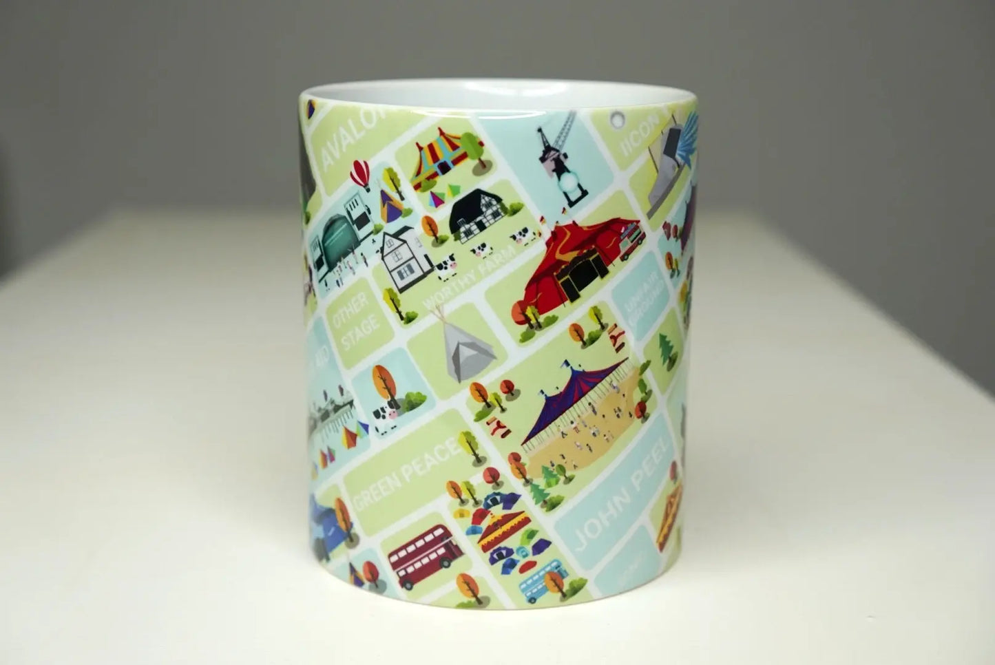 11oz Music Festival Mug Inspired (Unofficial) - Glasto Birthday Christmas gift ideas - Festival Merch - Road trip mug
