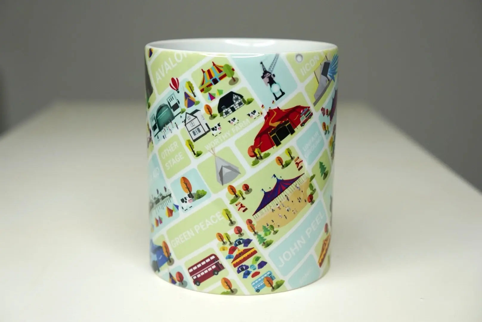 11oz Music Festival Mug Inspired (Unofficial) - Glasto Birthday Christmas gift ideas - Festival Merch - Road trip mug