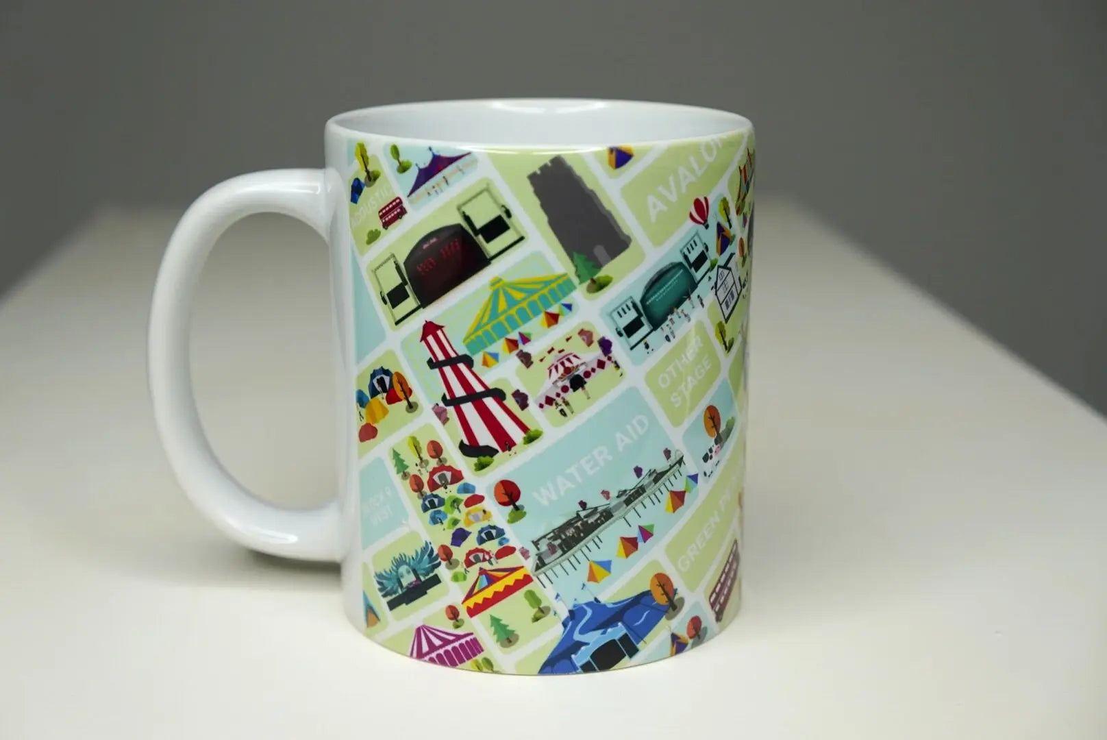 11oz Music Festival Mug Inspired (Unofficial) - Glasto Birthday Christmas gift ideas - Festival Merch - Road trip mug