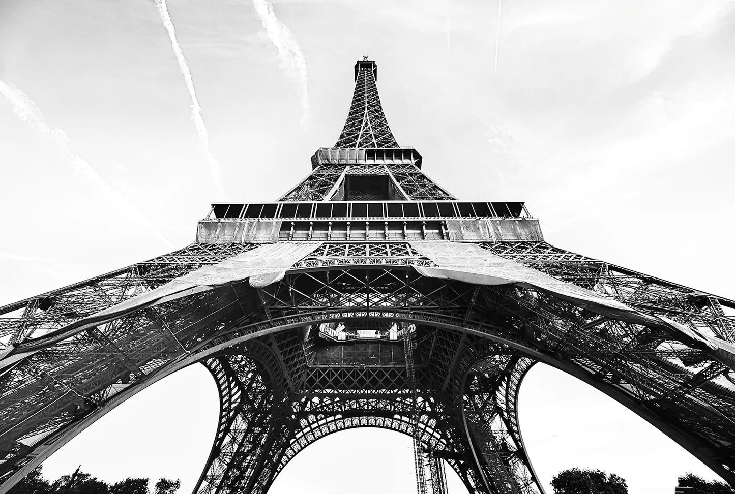 8 Paris Travel Prints - Black and White - City Skyline Eiffle Tower France summer - Office Home Decor - A4 A3 A2 - Festival Merch