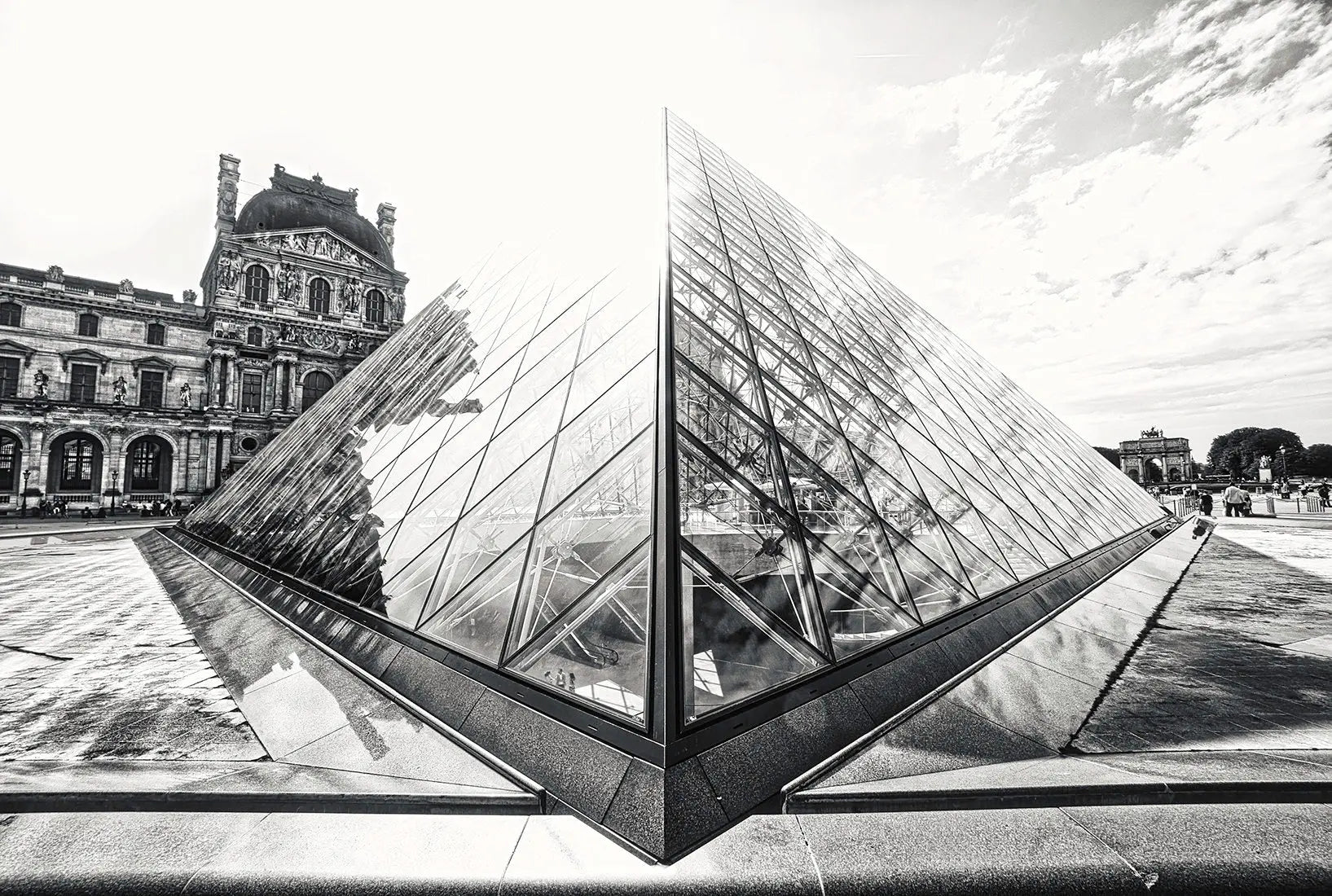 8 Paris Travel Prints - Black and White - City Skyline Eiffle Tower France summer - Office Home Decor - A4 A3 A2 - Festival Merch