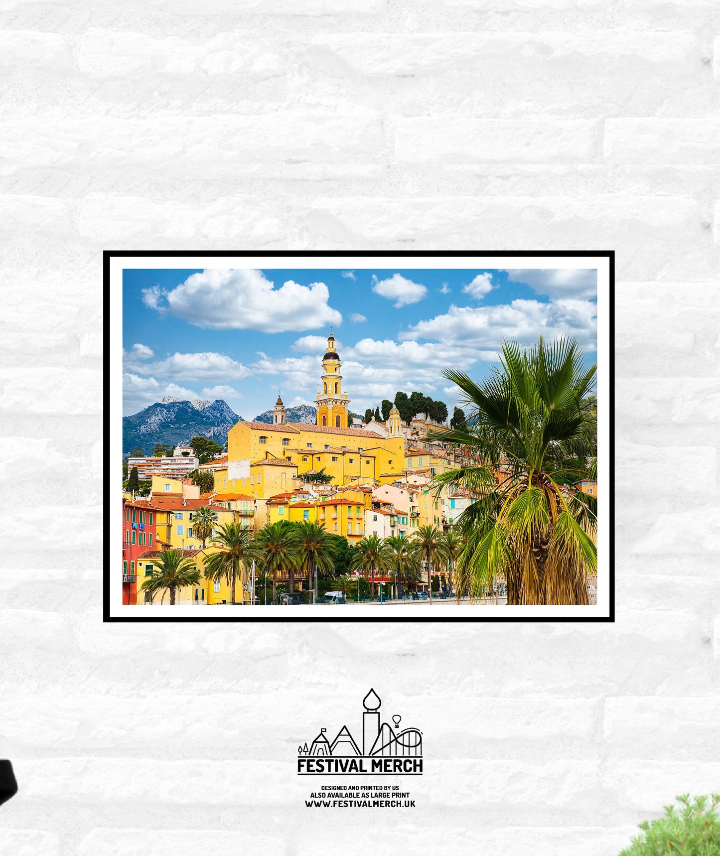 3 Menton Prints - The Pearl of France - French Riviera Holiday photography - Travel Print - Airbnb Home Decor - A4 A3 A2 - Festival Merch