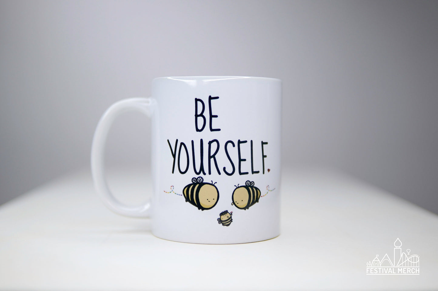 Personalised Be Yourself Mug 11oz - Bumble Bee - Be You - Bee Mug Bee Gift for her for him lgbt pride coming out -  Festival Merch™