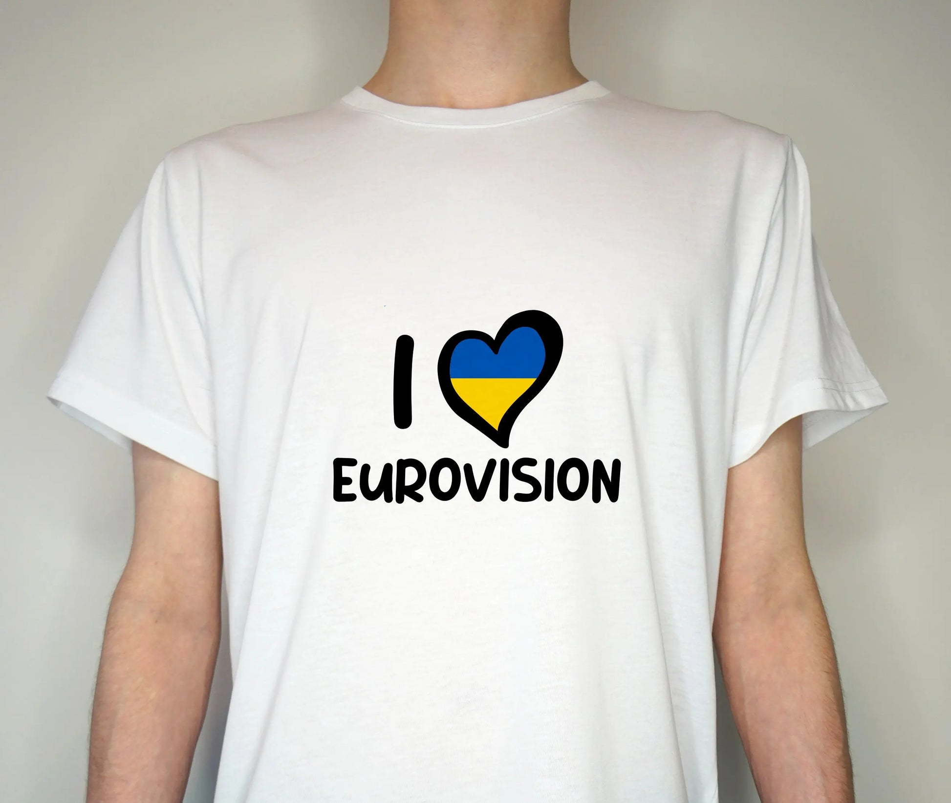Love Eurovision T shirt (Unofficial) Inspired Design - Premium Quality Summer Light weight 65/35 Polyester Cotton