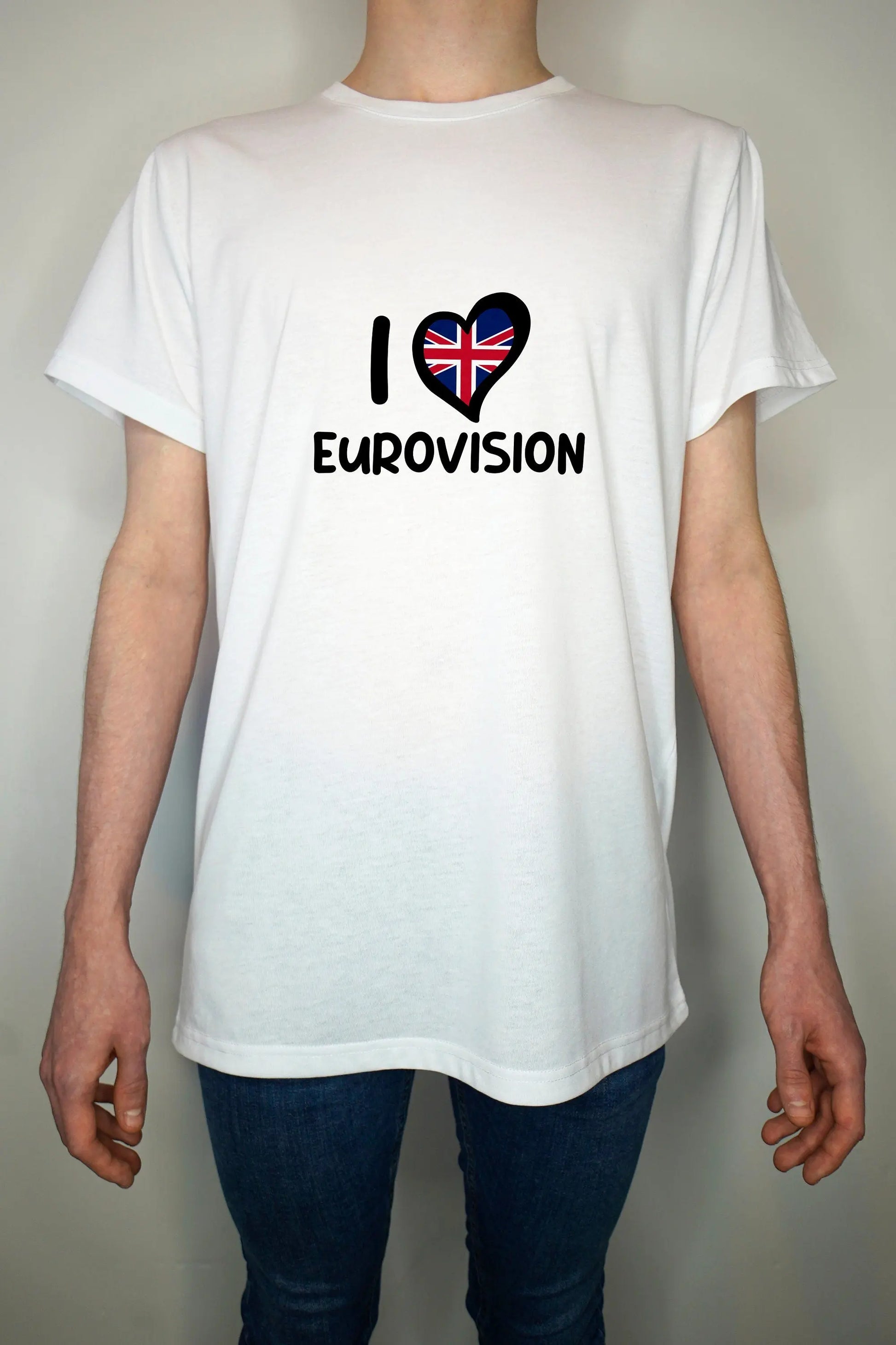 Love Eurovision T shirt (Unofficial) Inspired Design - Premium Quality Summer Light weight 65/35 Polyester Cotton