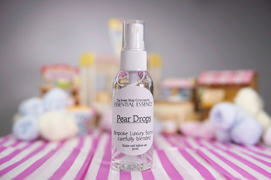 Pear Drop Room Spray - Linen Spray 50ml 5ml  Premium Fragrance Oil by Essential Essence™