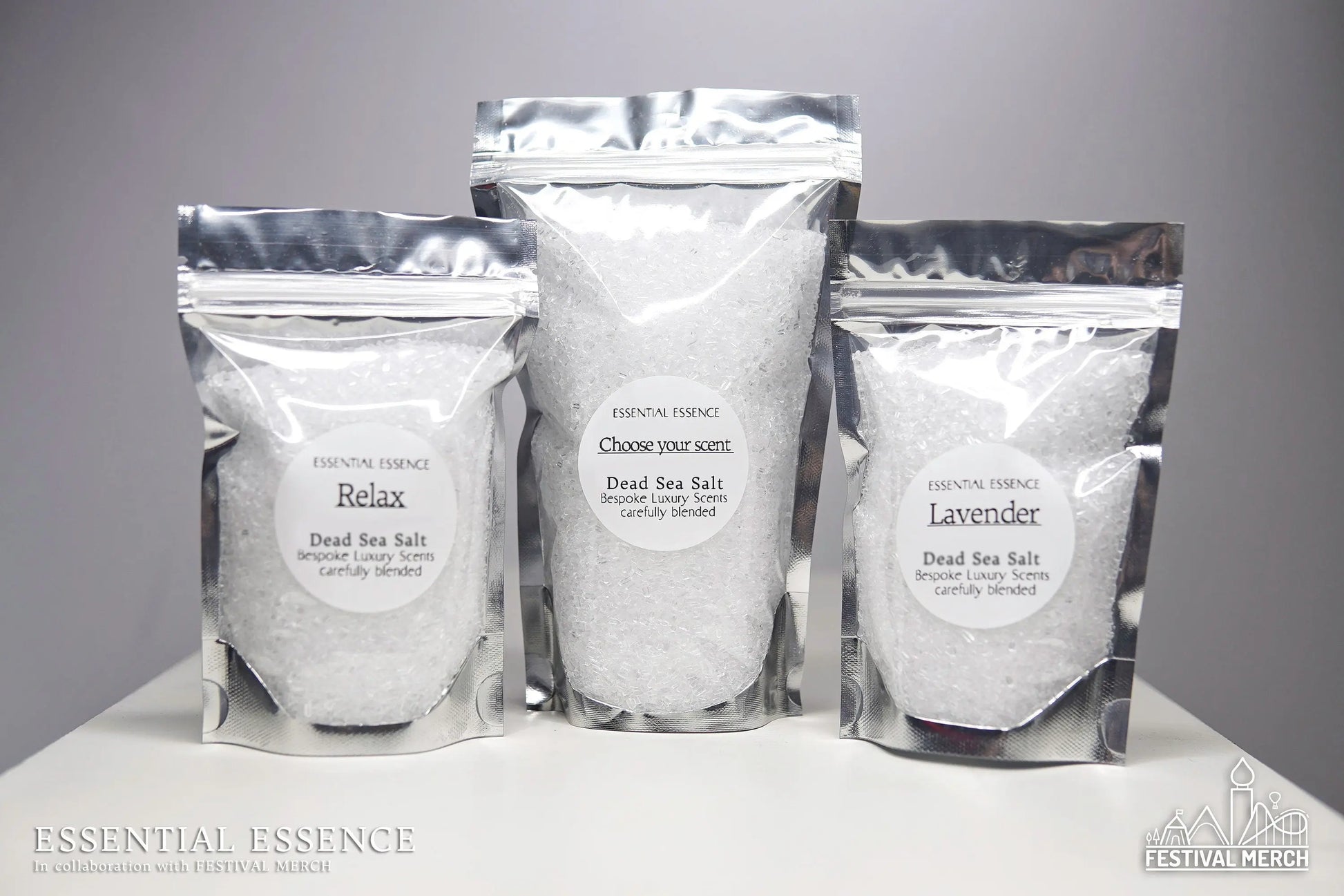 100% Pure Dead Sea Salt with 48 Scents Available - Bathing & Scrub - Premium Grade Fragrance Oils