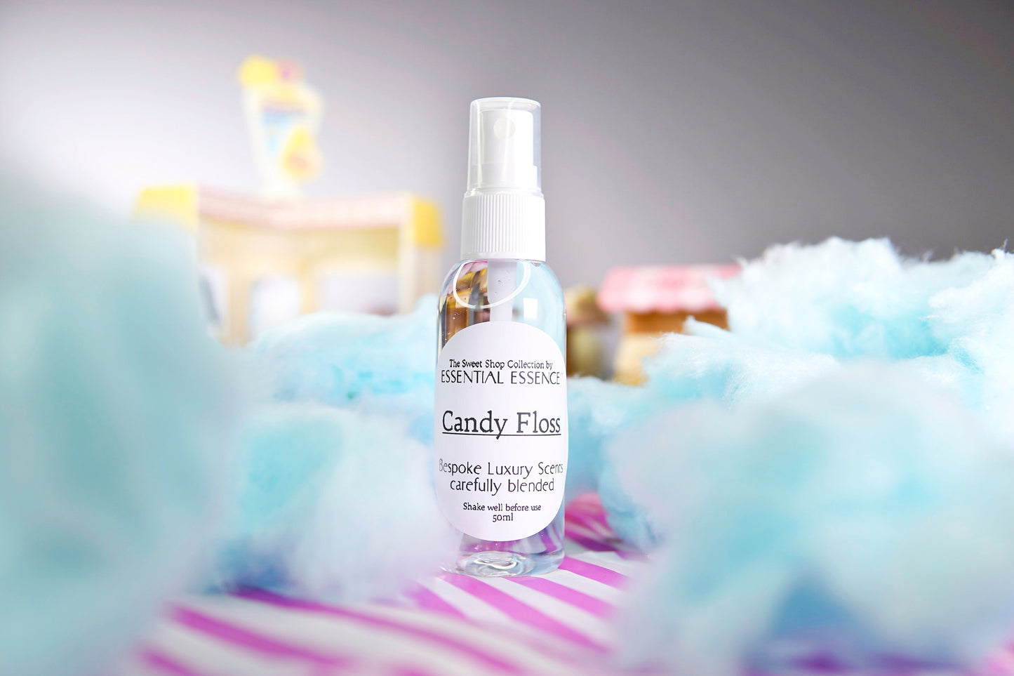 Candy Floss Room Spray - Linen Spray 50ml 5ml  Premium Fragrance Oil by Essential Essence™