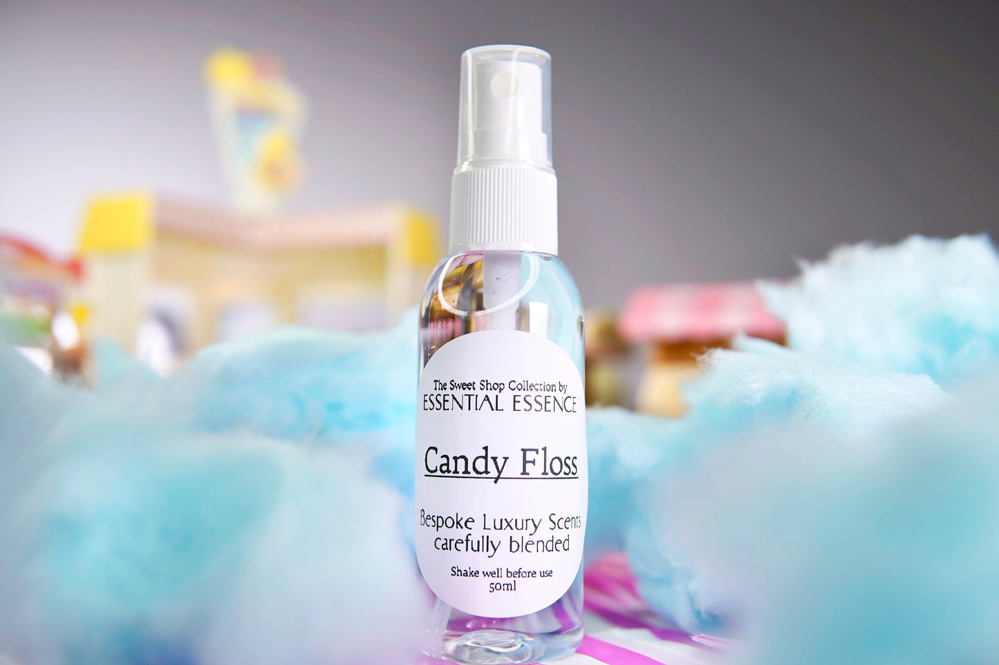 Candy Floss Room Spray - Linen Spray 50ml 5ml  Premium Fragrance Oil by Essential Essence™