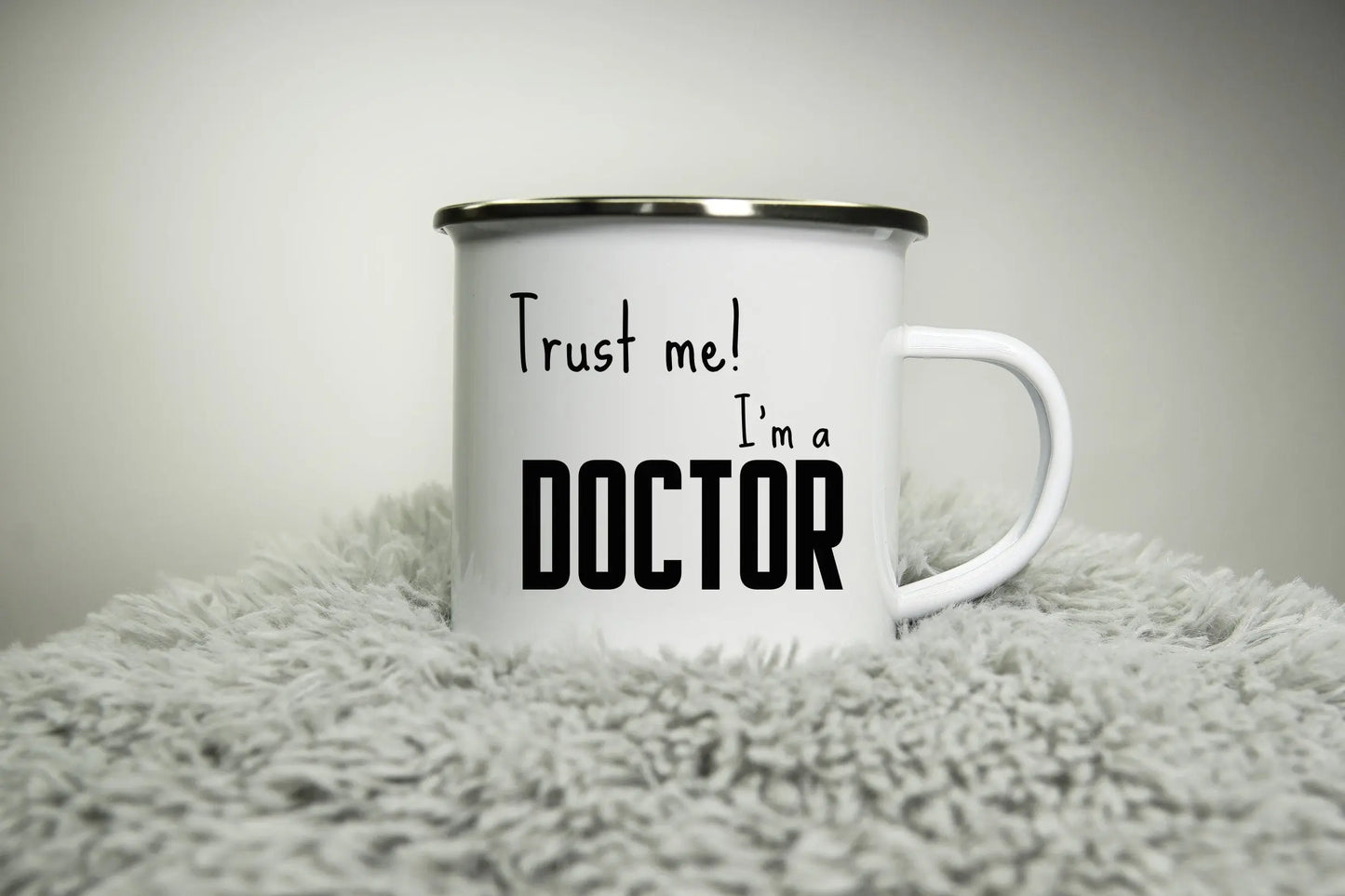 Trust me! I'm an Expert (Personalised) - 12oz Camping Mug - Doctor Engineer Nerd Geek - Funny mug Road trip mug