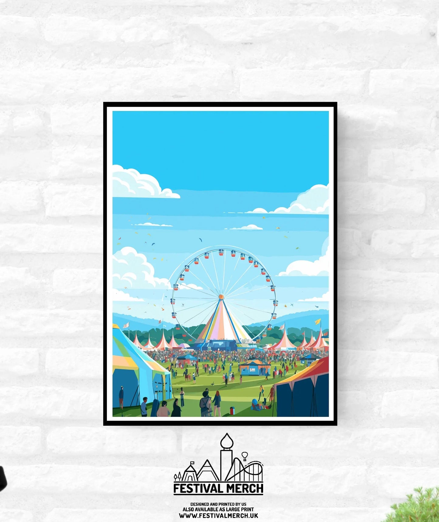 Personalisable Music Festival Print (Unofficial) - A4 A3 A2 - Music Festival Poster - Festival Merch