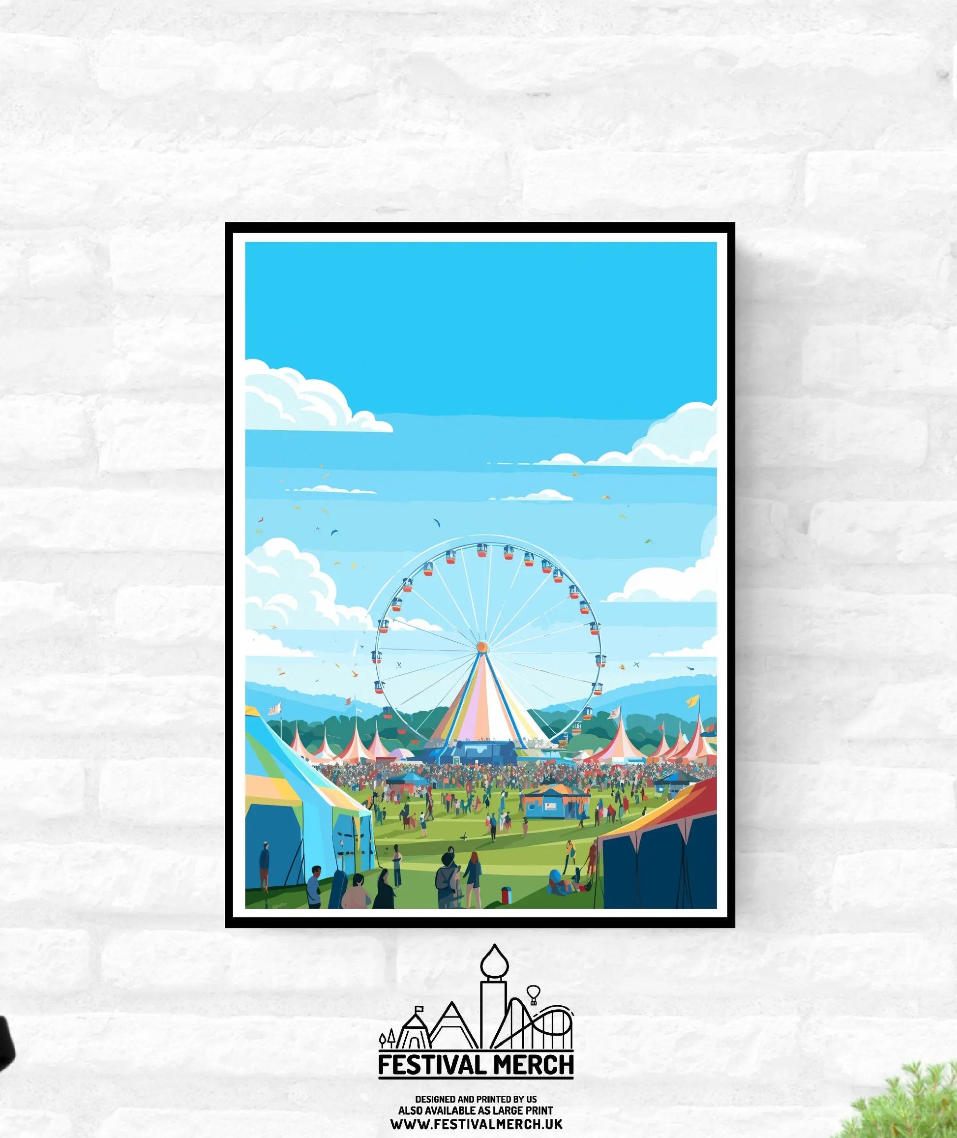 Personalisable Music Festival Print (Unofficial) - A4 A3 A2 - Music Festival Poster - Festival Merch