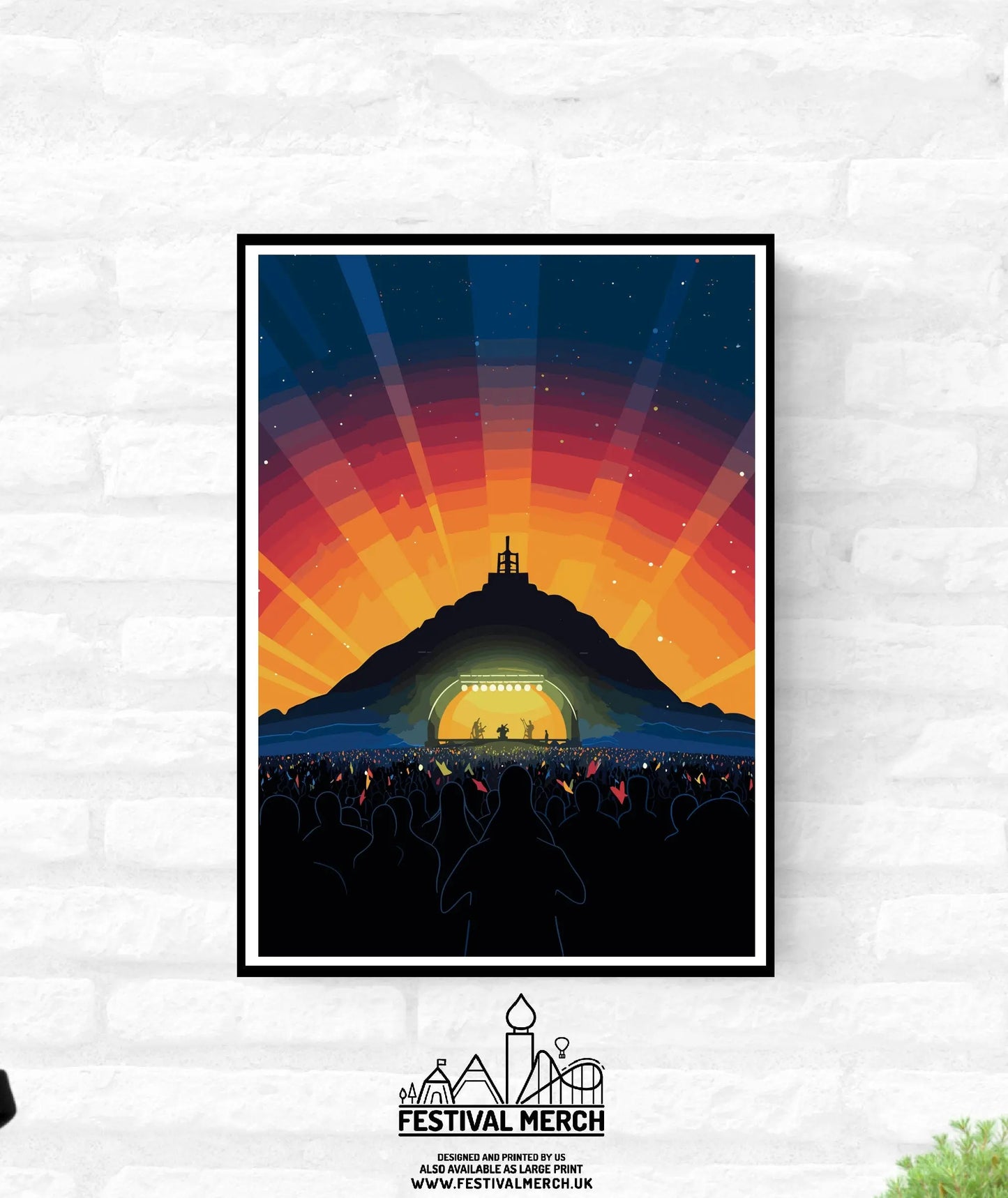 Personalisable Music Festival Print (Unofficial) - A4 A3 A2 - Music Festival Poster - Festival Merch