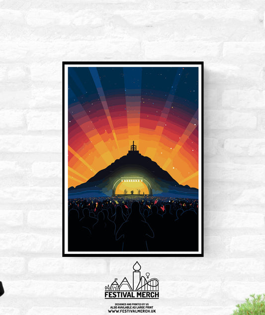 Personalisable Music Festival Print (Unofficial) - A4 A3 A2 - Music Festival Poster - Festival Merch