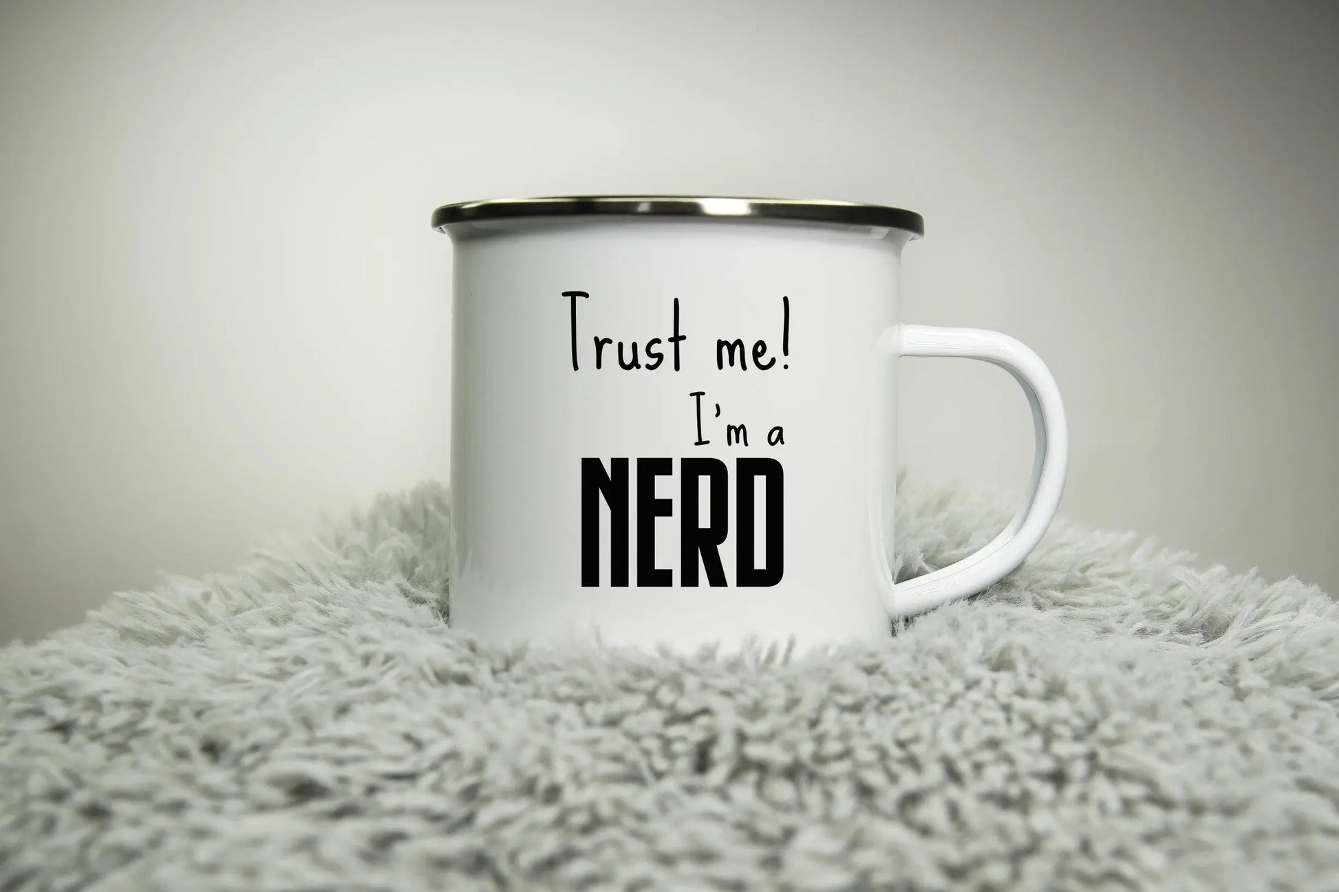Trust me! I'm an Expert (Personalised) - 12oz Camping Mug - Doctor Engineer Nerd Geek - Funny mug Road trip mug