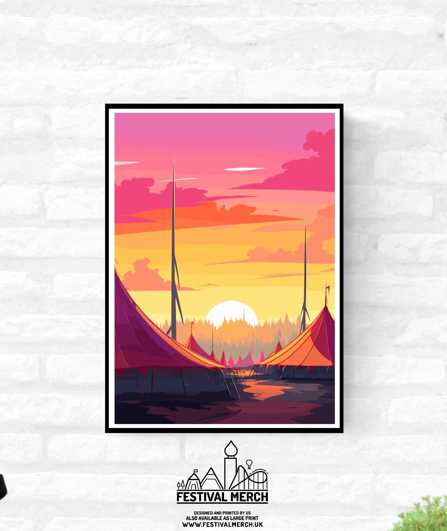 Personalisable Music Festival Print (Unofficial) - A4 A3 A2 - Music Festival Poster - Festival Merch