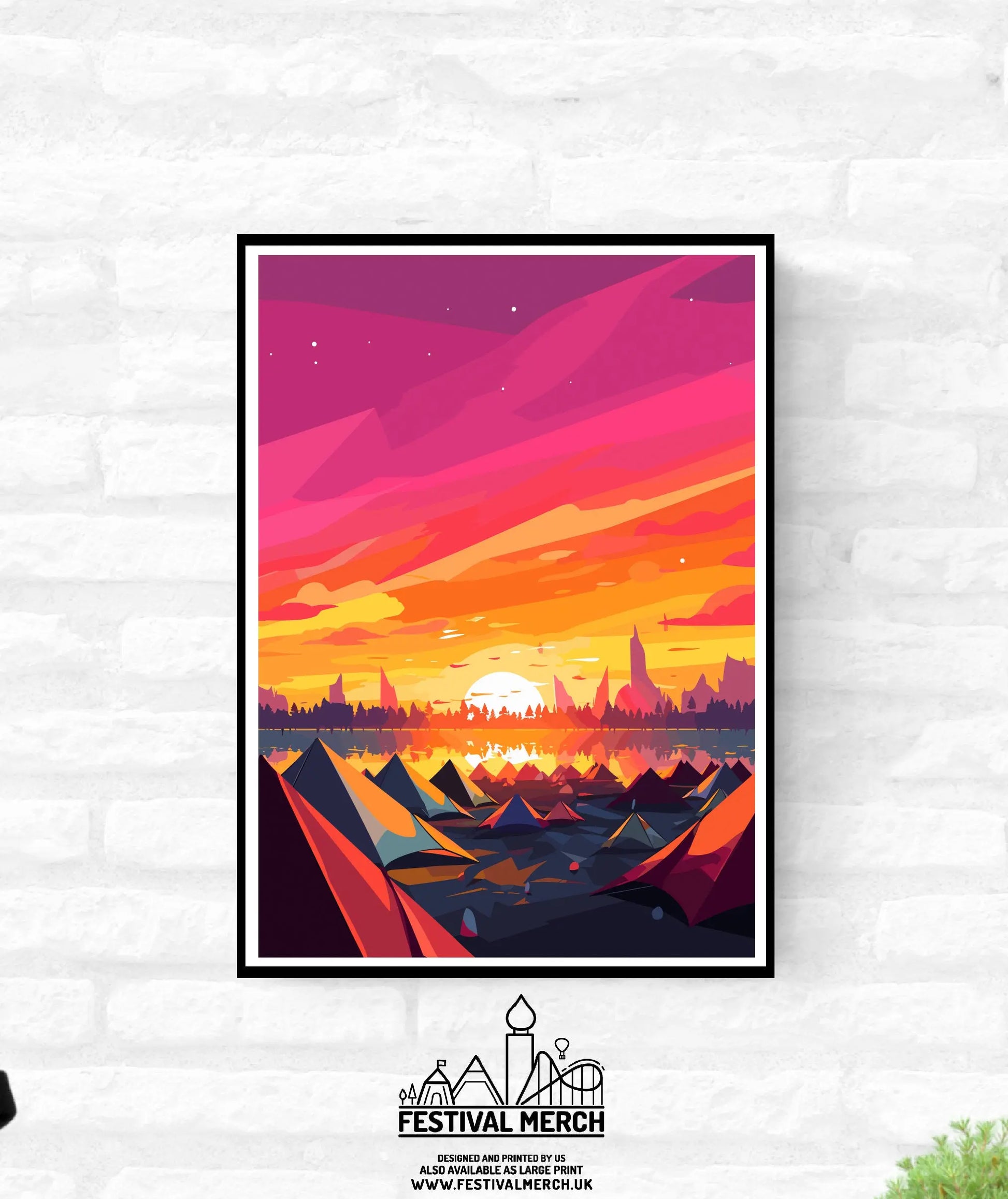 Personalisable Music Festival Print (Unofficial) - A4 A3 A2 - Music Festival Poster - Festival Merch