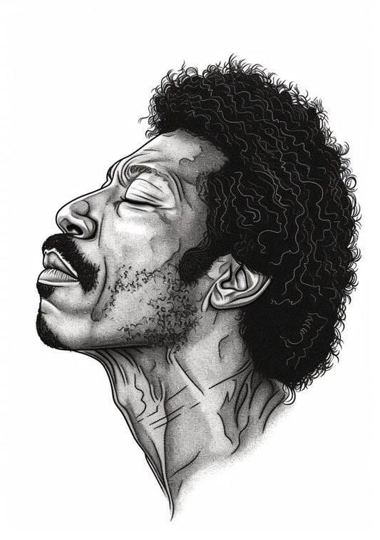 Lionel Richie Art Famous Faces Music Musician Celebrity Wall Art Print - A4 A3 A2 - Festival Merch