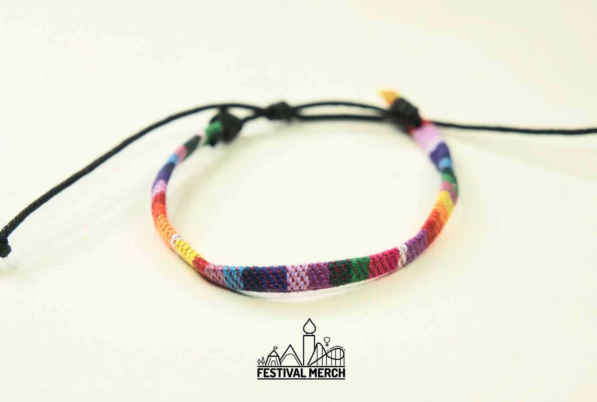 Adjustable Surfer Bracelet Colourful Premium Quality Bohemian - Handmade Rainbow Flag Pride gift Summer Boho Vintage Nepal Style Anklet surf