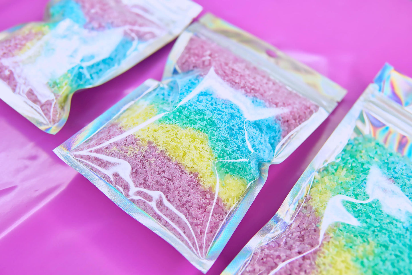 22 Essential Oils Available | RAINBOW ULTRA FIZZ | Bath Bomb Dust | Luxury Bathing Epsom Salts | Ritual Relax Unwind Sleep Better