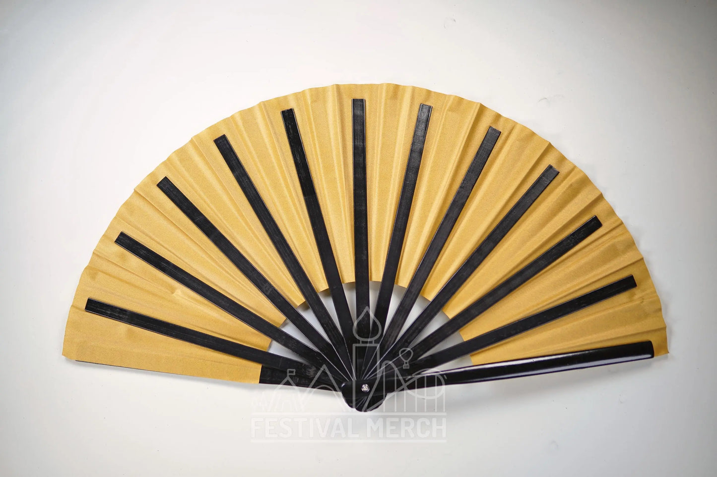 Iridescent Hand Fan XL Bamboo Festival Merch Vinyl Shimmer Clack Fan EDM Rave accessories Pride Festival Holographic Ibiza Holiday