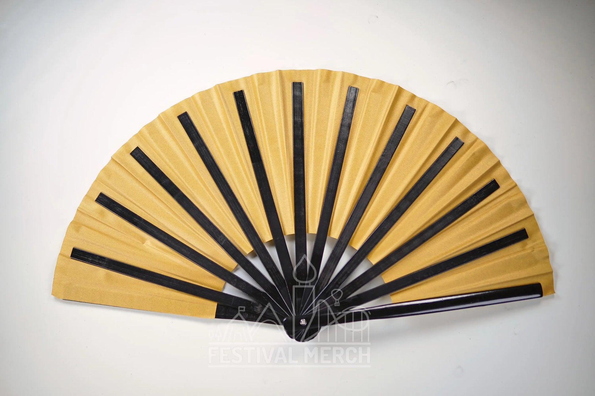 Iridescent Hand Fan XL Bamboo Festival Merch Vinyl Shimmer Clack Fan EDM Rave accessories Pride Festival Holographic Ibiza Holiday