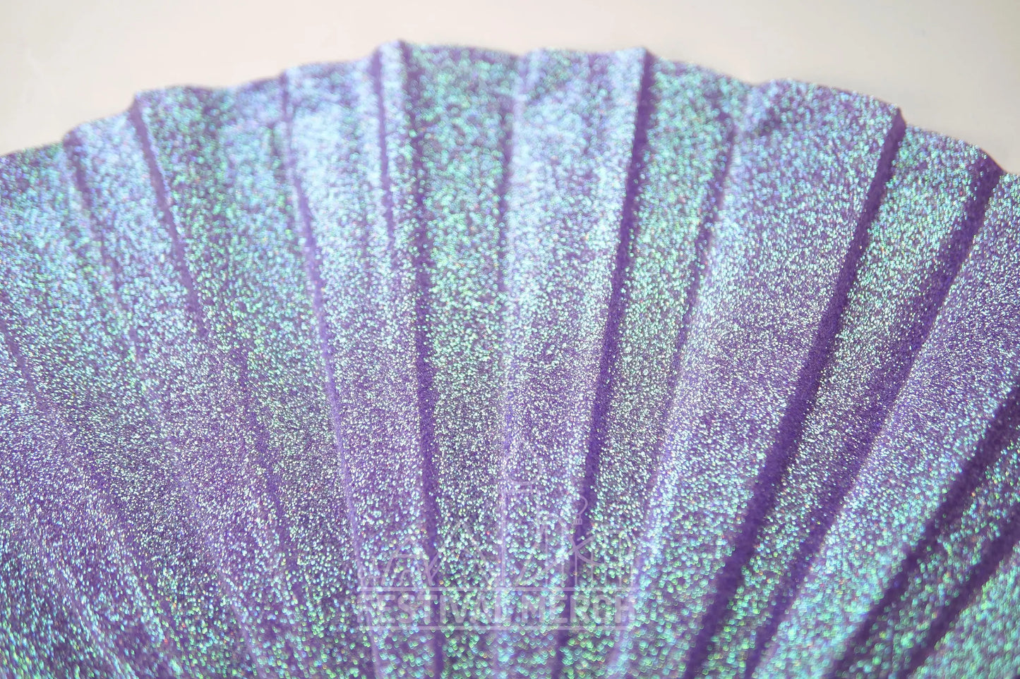 Iridescent Hand Fan XL Bamboo Festival Merch Vinyl Shimmer Clack Fan EDM Rave accessories Pride Festival Holographic Ibiza Holiday