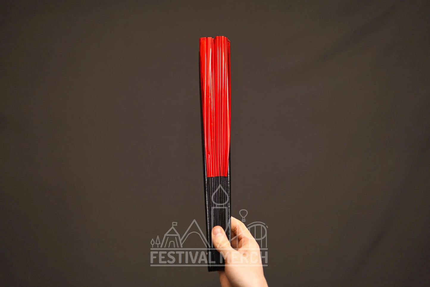 Iridescent Hand Fan XL Bamboo Festival Merch Vinyl Shimmer Clack Fan EDM Rave accessories Pride Festival Holographic Ibiza Holiday
