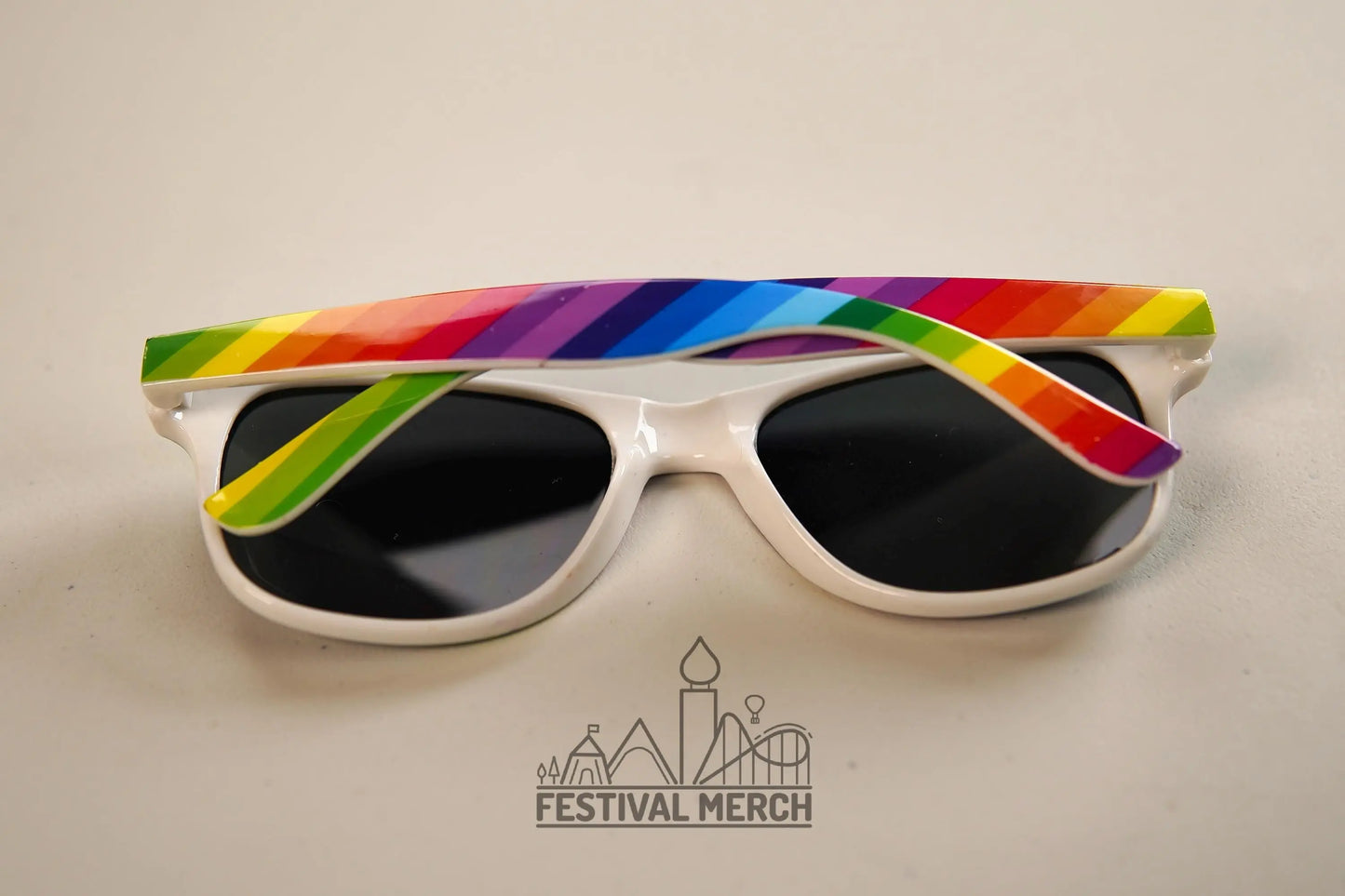 Rainbow Sunglasses | Unisex/ Non Gender | Pride LGBT Rainbow Flag | Holiday / Festival Glasses