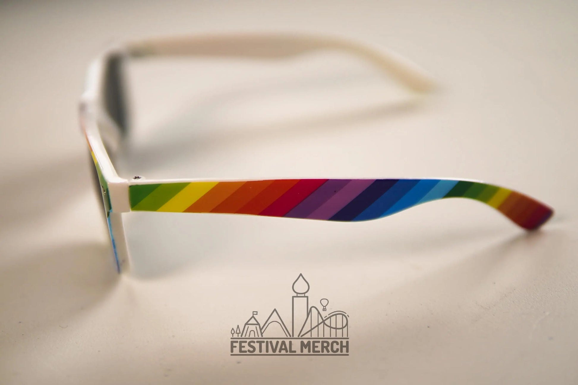Rainbow Sunglasses | Unisex/ Non Gender | Pride LGBT Rainbow Flag | Holiday / Festival Glasses