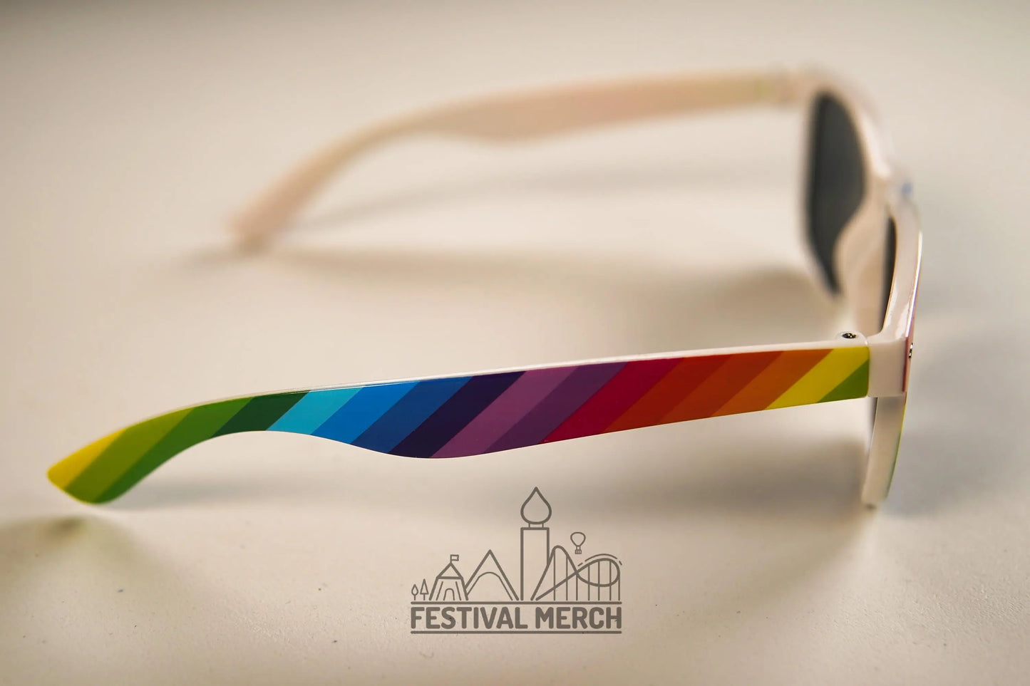 Rainbow Sunglasses | Unisex/ Non Gender | Pride LGBT Rainbow Flag | Holiday / Festival Glasses