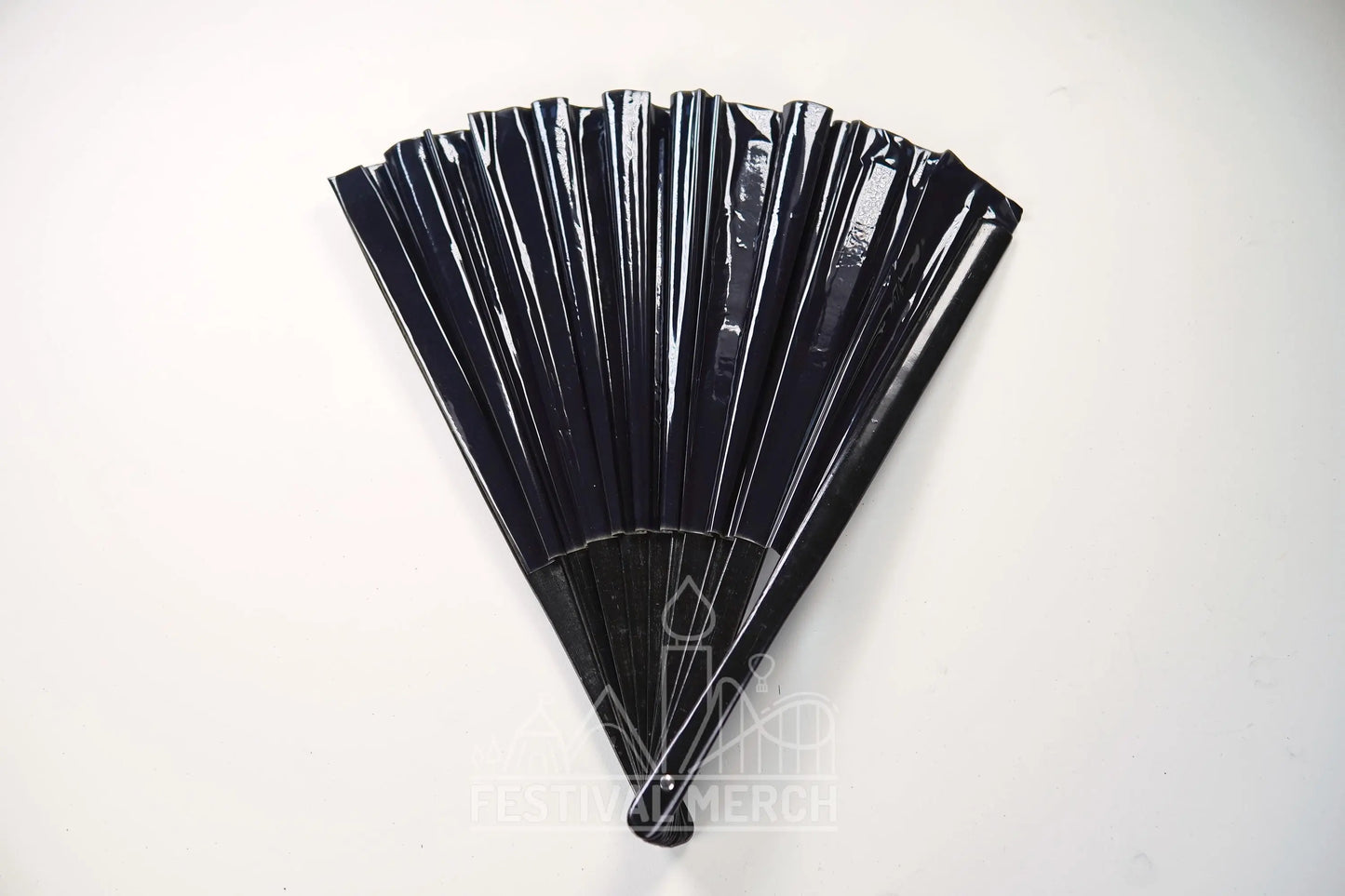 Iridescent Hand Fan XL Bamboo Festival Merch Vinyl Shimmer Clack Fan EDM Rave accessories Pride Festival Holographic Ibiza Holiday