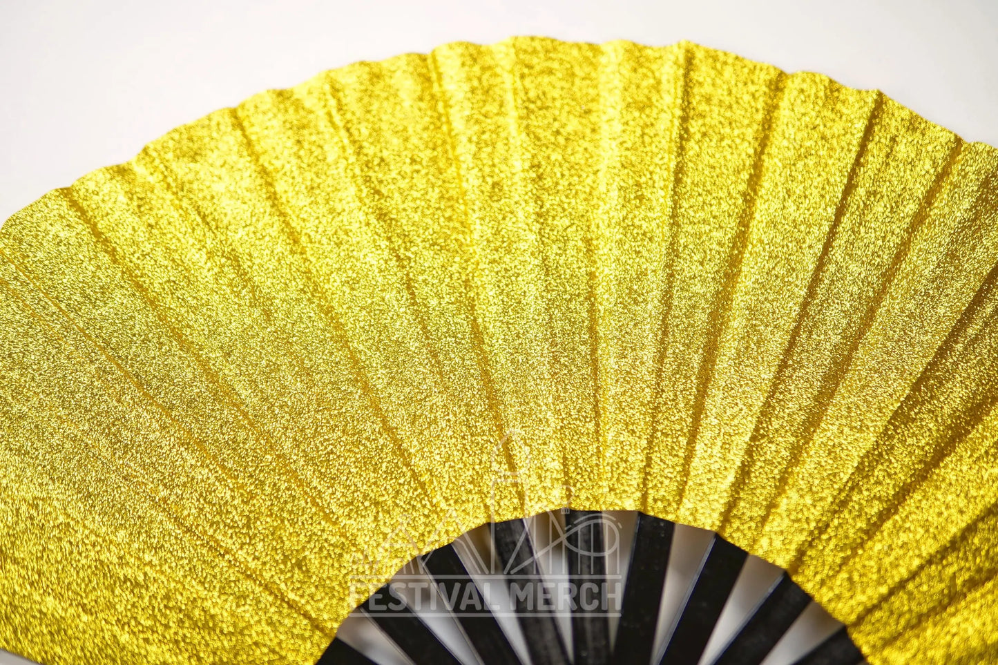 Iridescent Hand Fan XL Bamboo Festival Merch Vinyl Shimmer Clack Fan EDM Rave accessories Pride Festival Holographic Ibiza Holiday