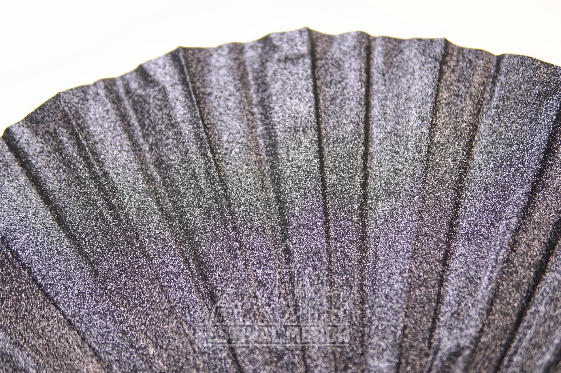 Iridescent Hand Fan XL Bamboo Festival Merch Vinyl Shimmer Clack Fan EDM Rave accessories Pride Festival Holographic Ibiza Holiday