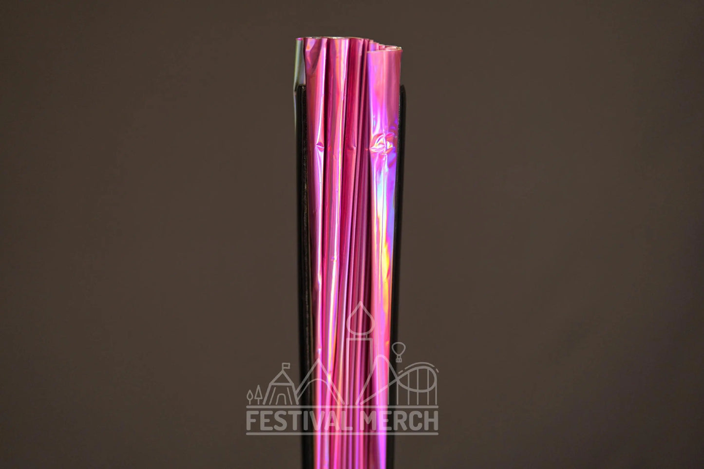 Iridescent Hand Fan XL Bamboo Festival Merch Vinyl Shimmer Clack Fan EDM Rave accessories Pride Festival Holographic Ibiza Holiday