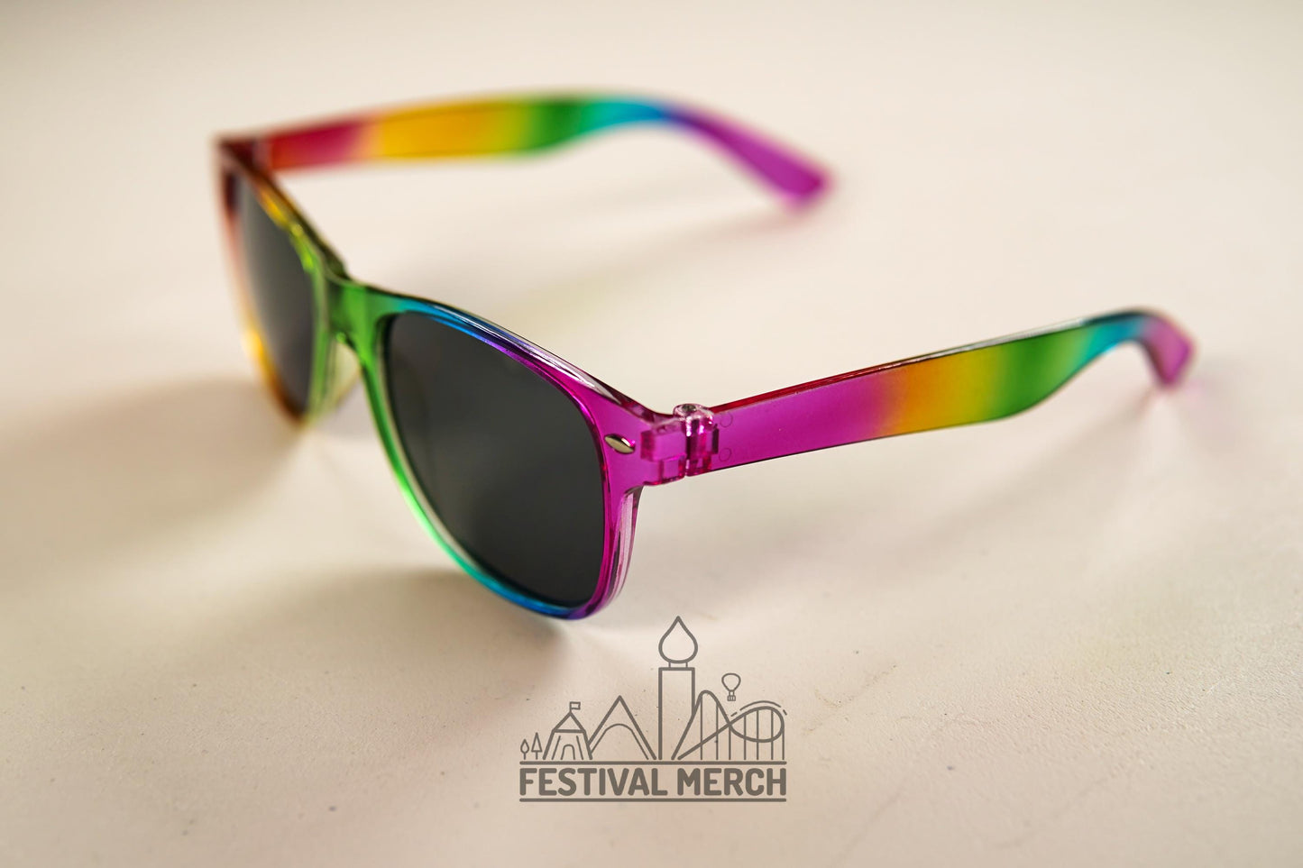Rainbow Sunglasses | Unisex/ Non Gender | Pride LGBT Rainbow Flag | Holiday / Festival Glasses