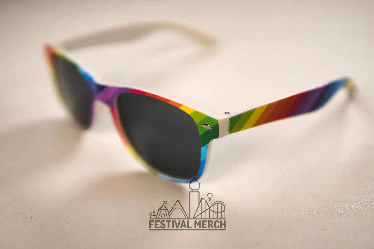 Rainbow Sunglasses | Unisex/ Non Gender | Pride LGBT Rainbow Flag | Holiday / Festival Glasses