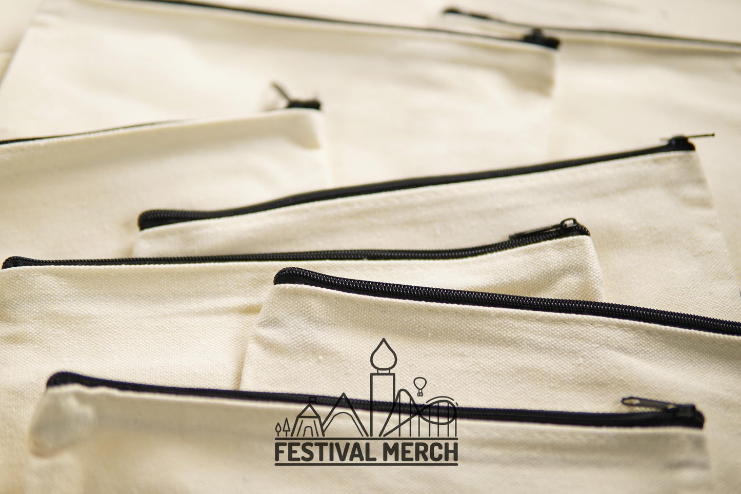 Sublimation blanks - Canvas Sublimation Pencil case | Sublimation toiletry bag with zipper - Wholesale Joblot blank etsy seller