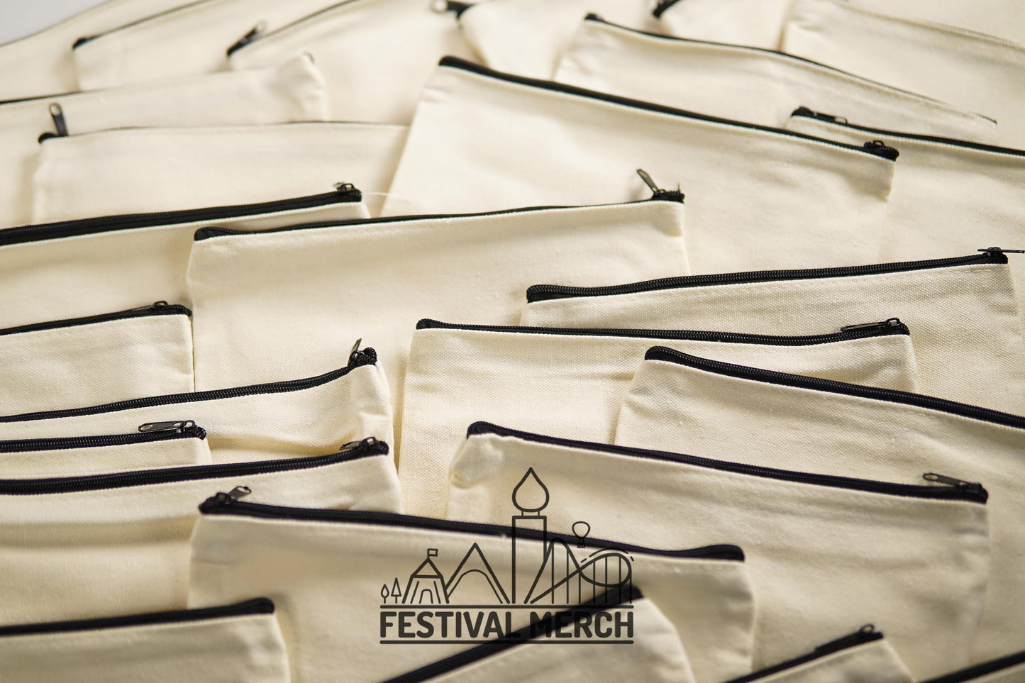 Sublimation blanks - Canvas Sublimation Pencil case | Sublimation toiletry bag with zipper - Wholesale Joblot blank etsy seller