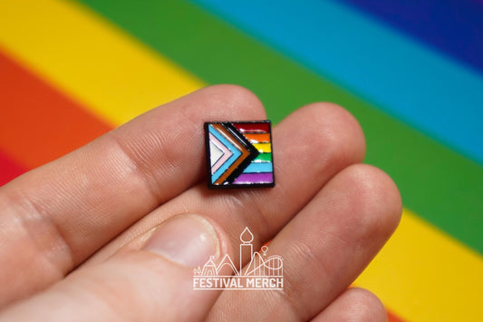 Rainbow Flag Pin | Enamel - LGBT Pride Badge Stud Lesbian Gay Bisexual Transgender Queer - Metal Button - Pride gift Pride outfit