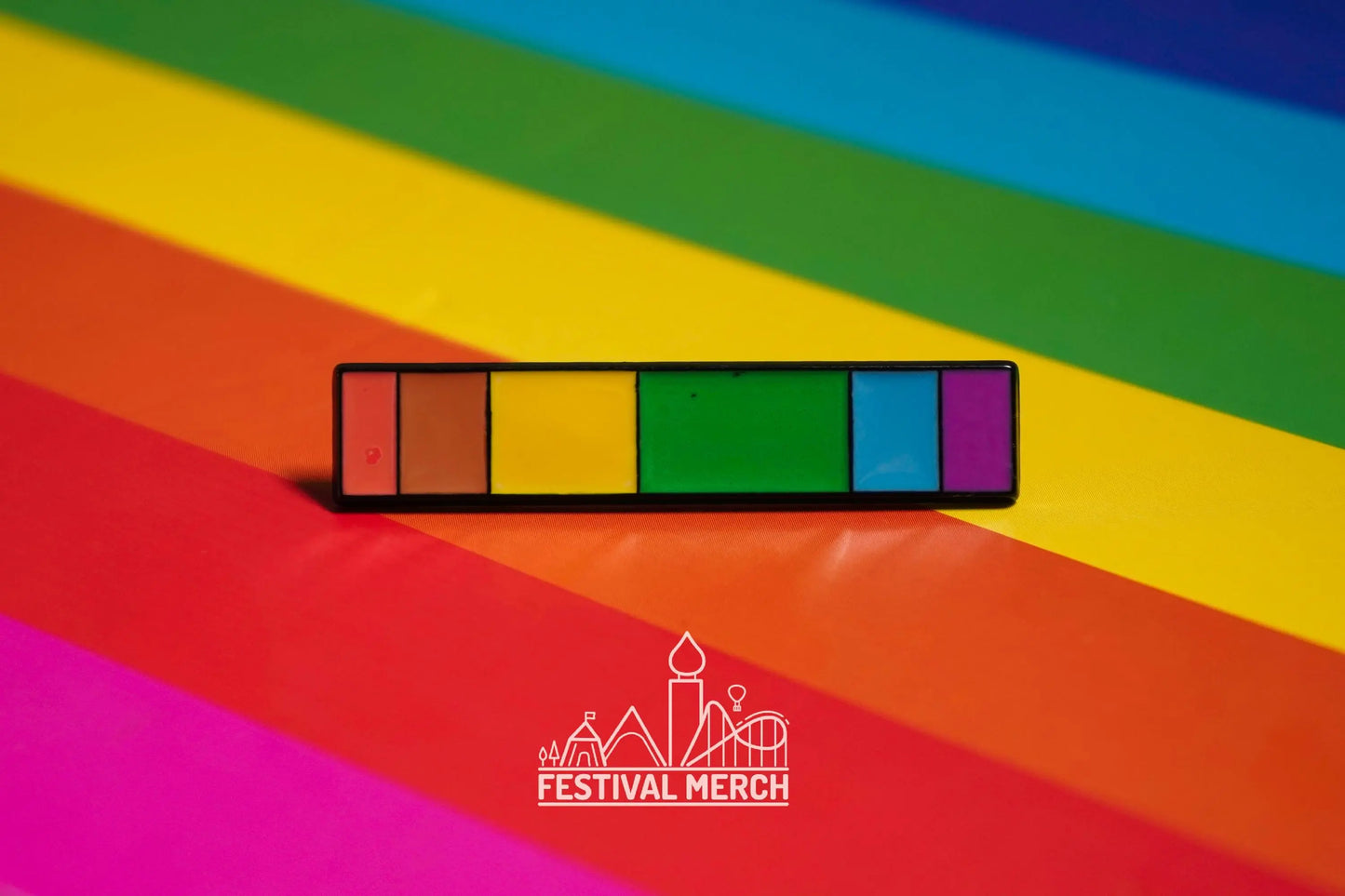 Pastel Rainbow Flag Pin | Enamel - LGBT Pride Badge Stud Lesbian Gay Bisexual Transgender Metal Button - Pride gift Pride outfits