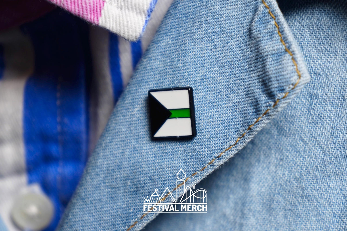 Rainbow Flag Pin | Enamel - LGBT Pride Badge Stud Lesbian Gay Bisexual Transgender - Metal Button - Pride gift Pride outfit
