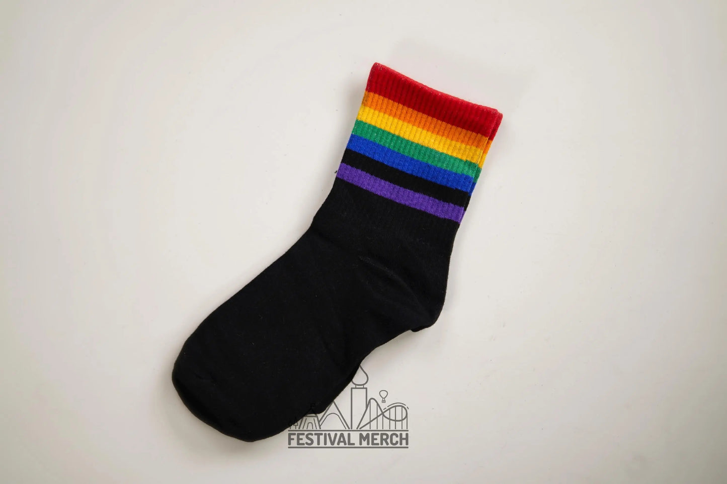 Rainbow Pride Socks - LGBTQ+ Socks - Unisex 1 Pair - Rainbow Flag Socks for Men and Women
