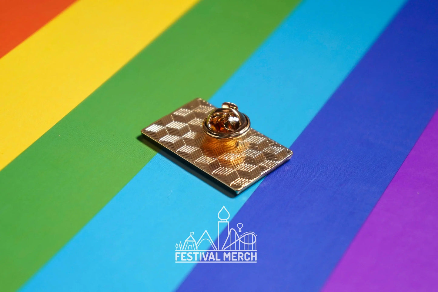 Rainbow Flag Pin | Enamel - Progress LGBT Pride Badge Stud Transgender Inclusive Phily - Metal Button - Pride gift Pride outfit