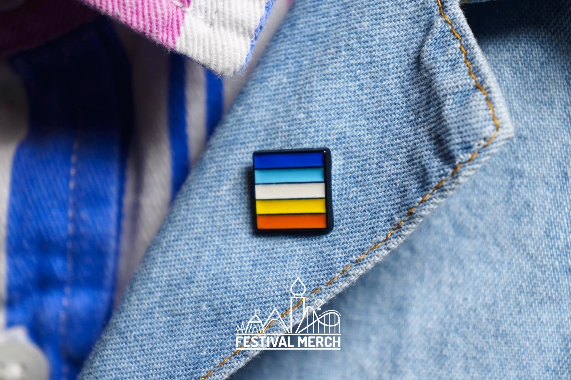Aroace Flag Pin | Hard Enamel - LGBT Pride Badge Stud Sunset Aroace flag Aromantic asexual - Metal Button - Pride gift Pride outfit