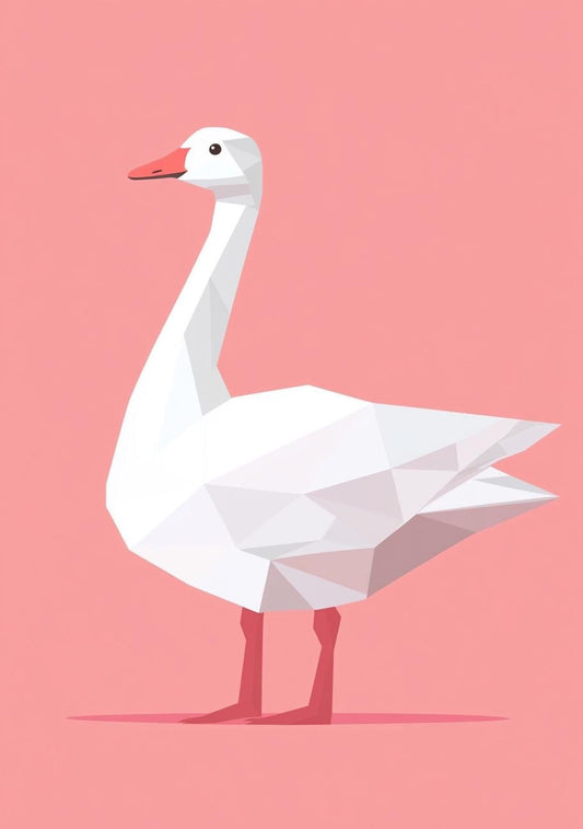 Funny Animal Wall Art Goose - A4 A3 A2 - Festival Merch